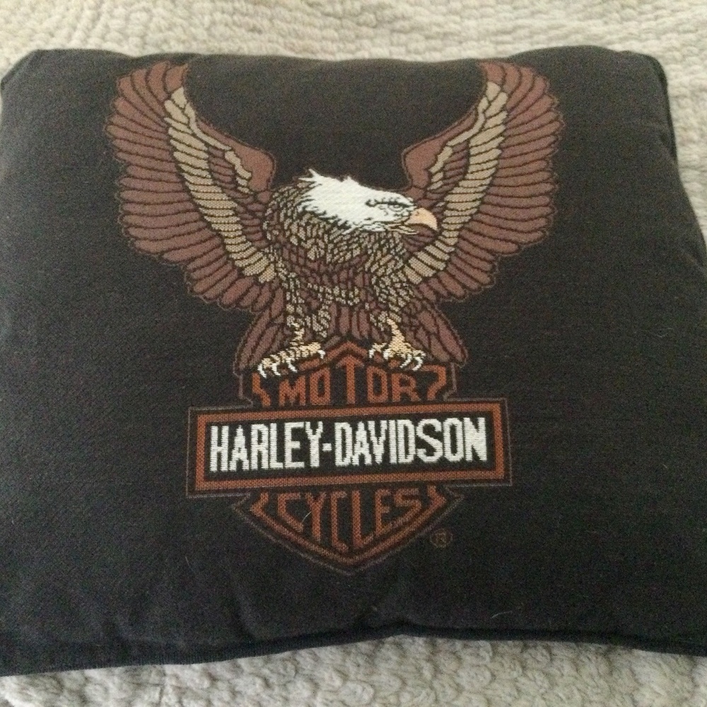 Harley Davidson throw pillow